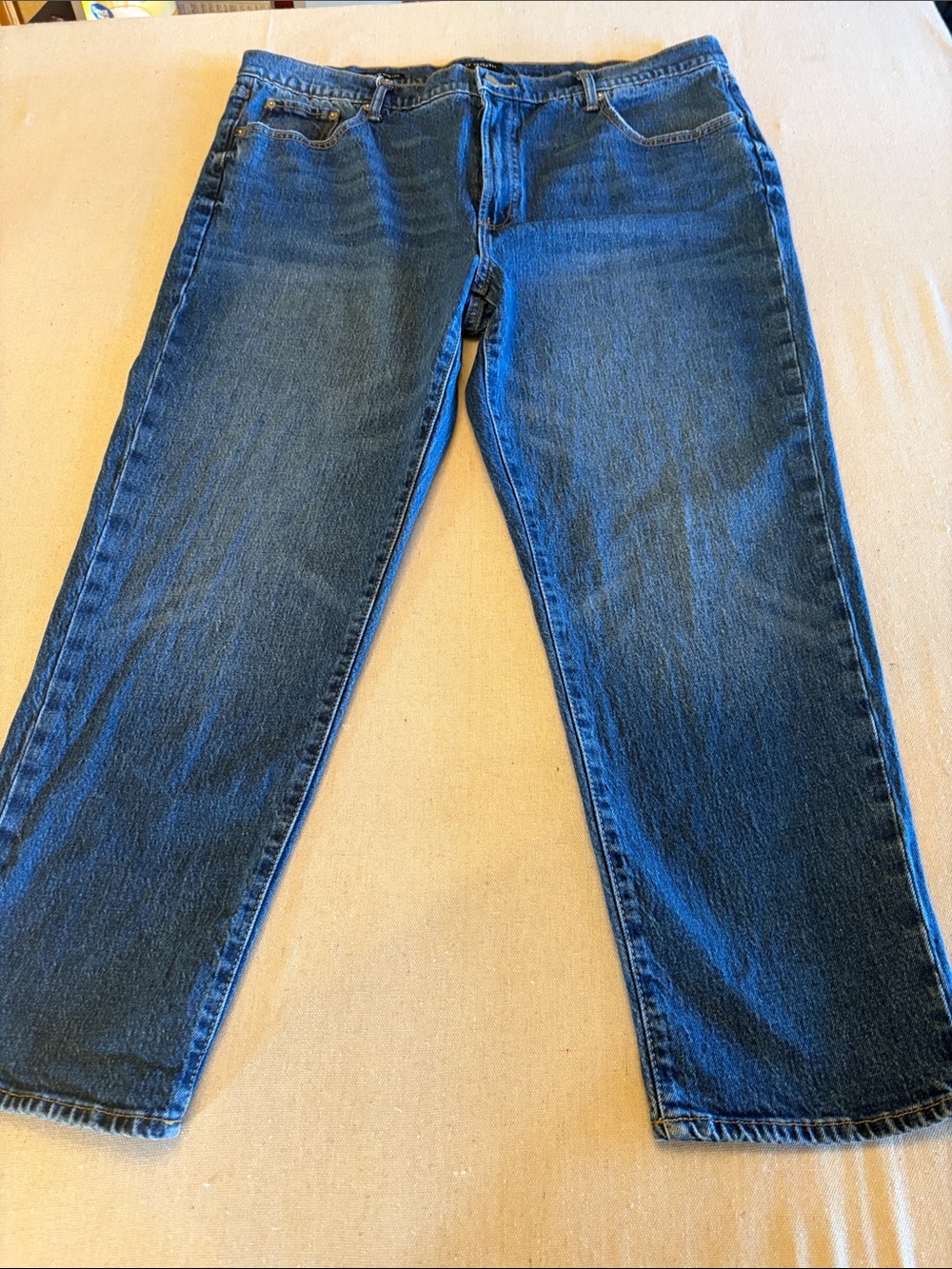 Free Assembly Straight Leg Women's Jeans in Dark Blue 16